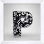 Disco Letter P Print by Mat Sanders