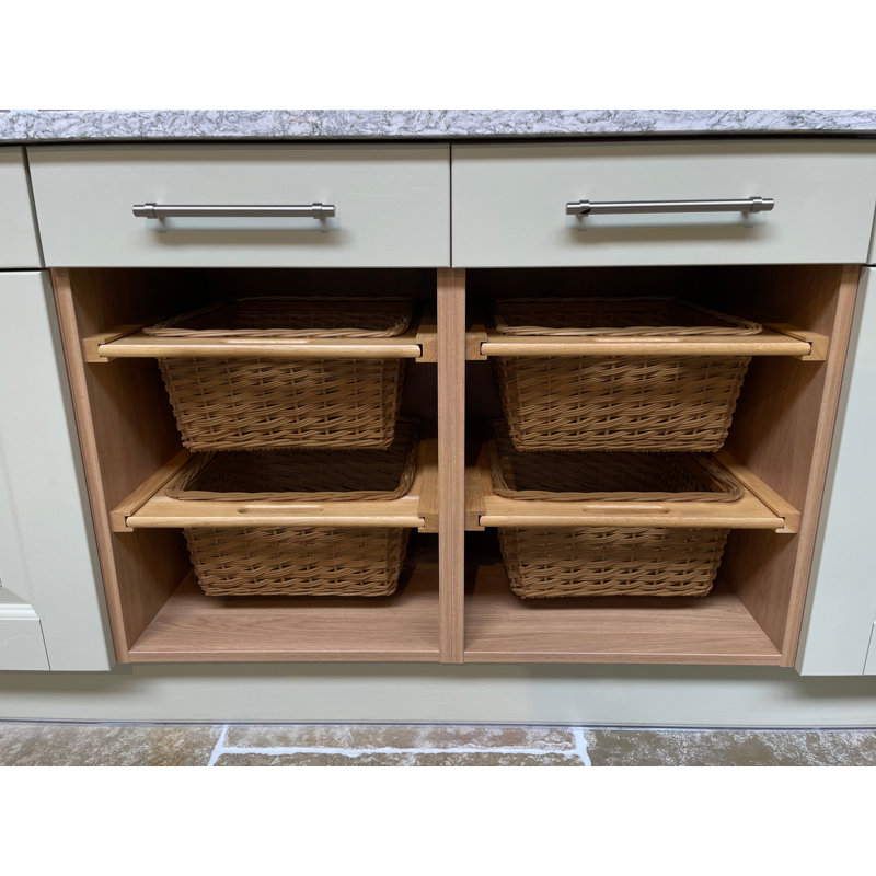 Caddo Wood Under Shelf Basket
