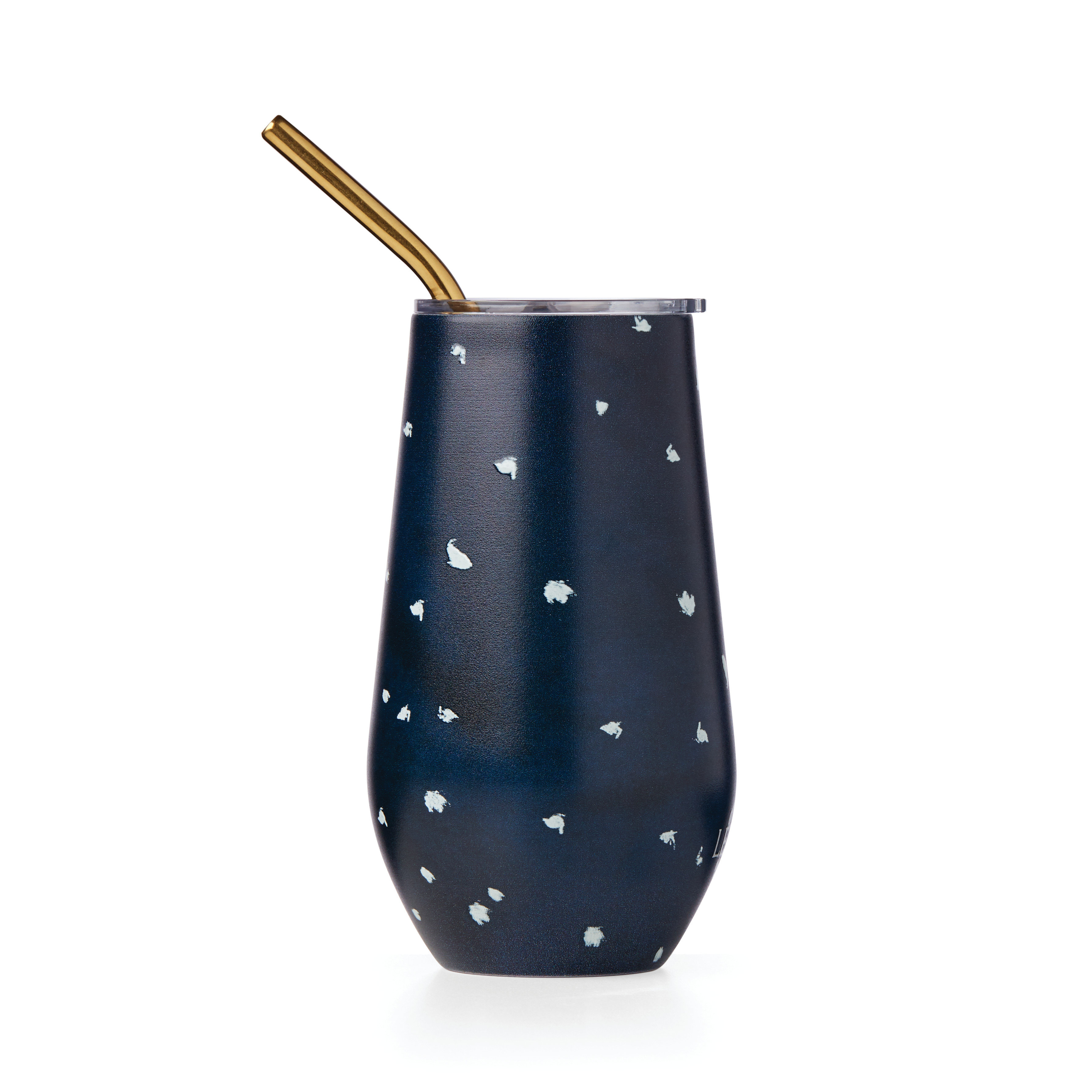 Lenox Blue Bay Stainless Steel Cocktail Tumbler - Dot