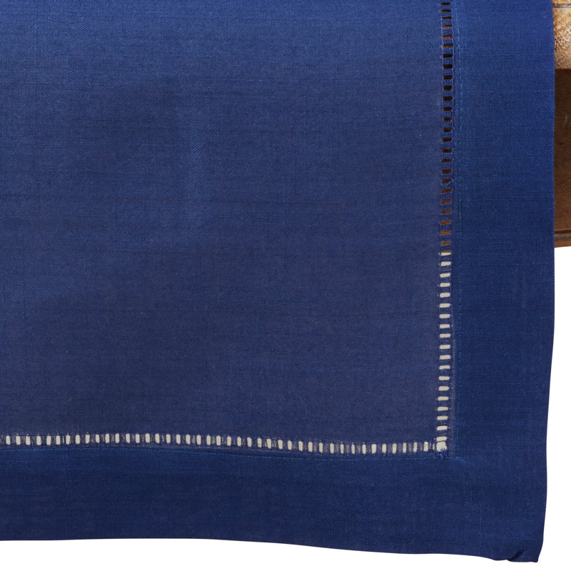 Channy Polyester Table Runner, Blue, 72" L x 16" W