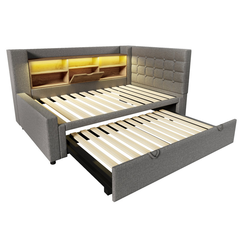 Metal Daybed, Grey
