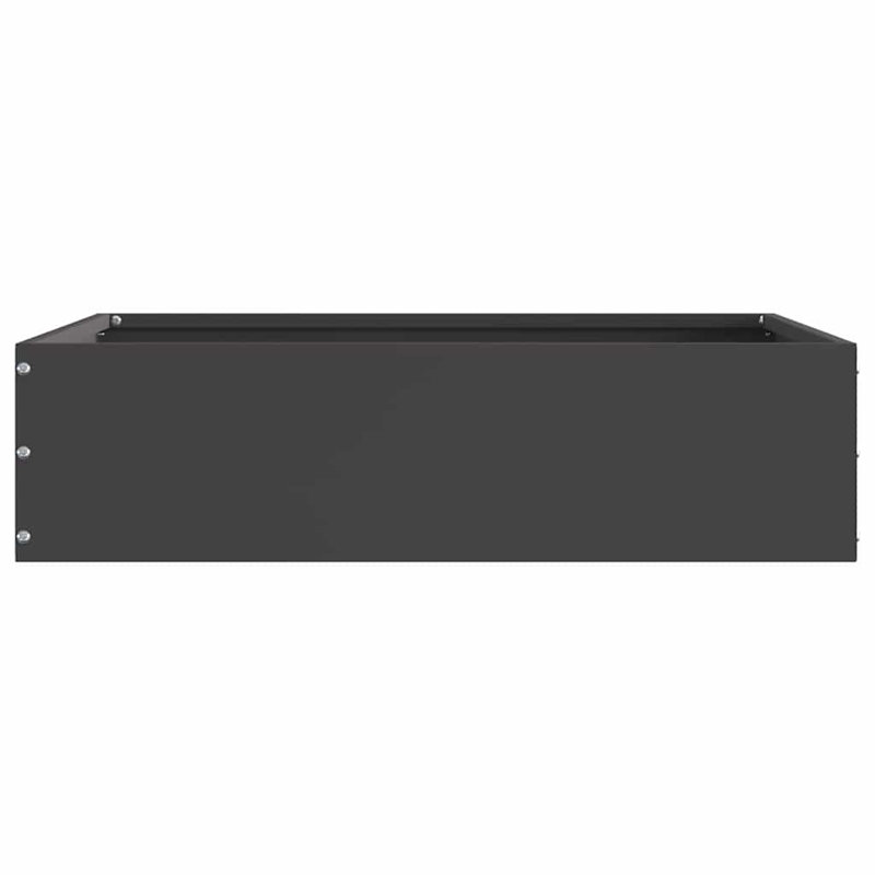 Steel Hardware, Black, 13cm H x 50cm W