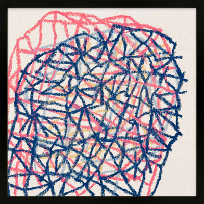 Drewes "Pink Tangle" Print by Stephanie Dennis
