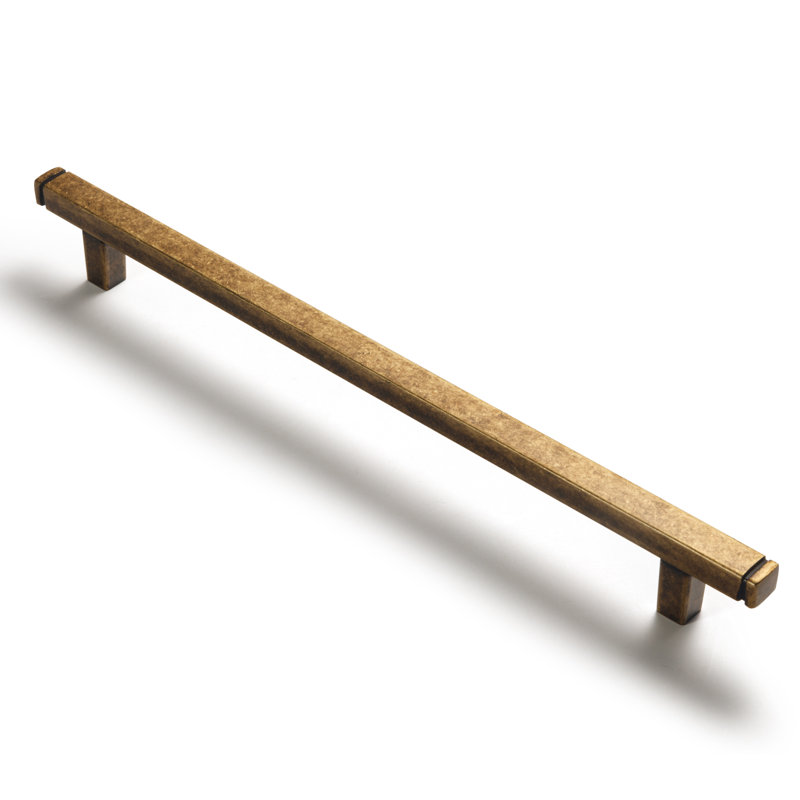 Poignée de centre à centre, Laiton antique, 12.6"