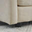 Fauteuil d'appoint moderne avec repose-pieds, fauteuil club en chenille, fauteuil de lecture pour chambre à coucher