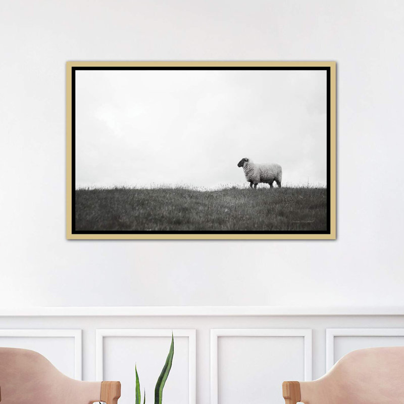 Photographie « islay ovin ii », H 18 po x l 26 po x P 1,5 po, Toile encadrée d'or