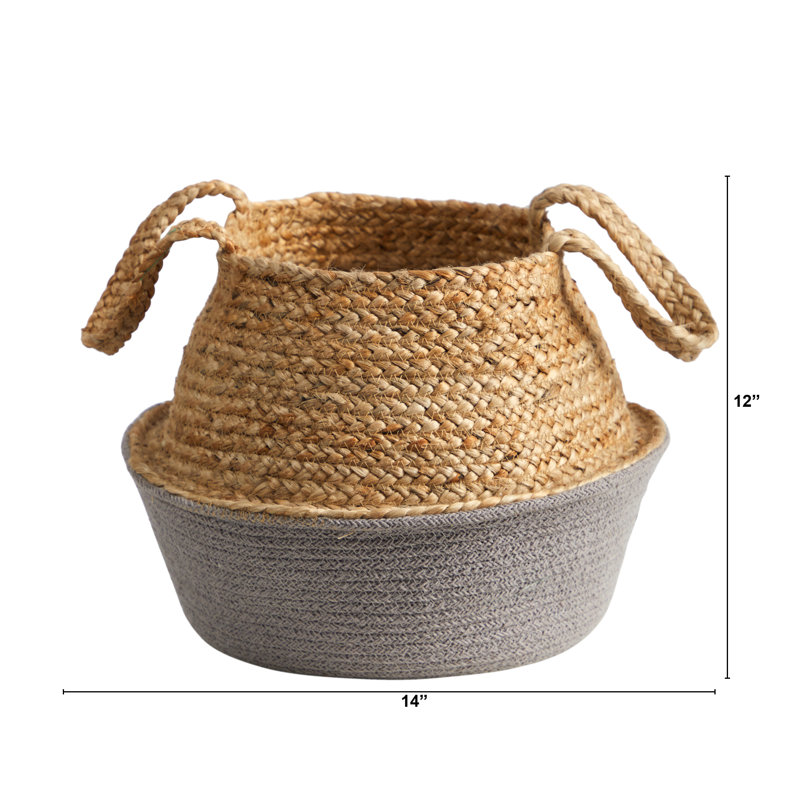 Ammarah Handmade Cachepot, Gray