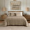 Ribbed Cotton Coverlet Set