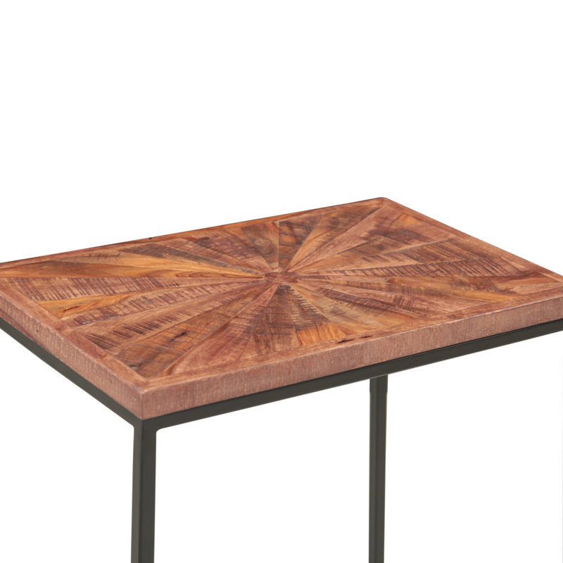 Astoria 20" Nesting Side Tables in Sunburst Brownstone