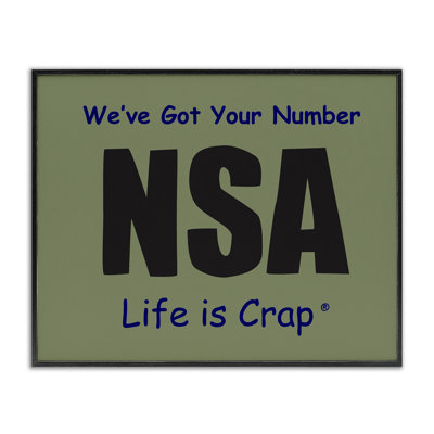 Got Your Number NSA, estampe numérique par LIC