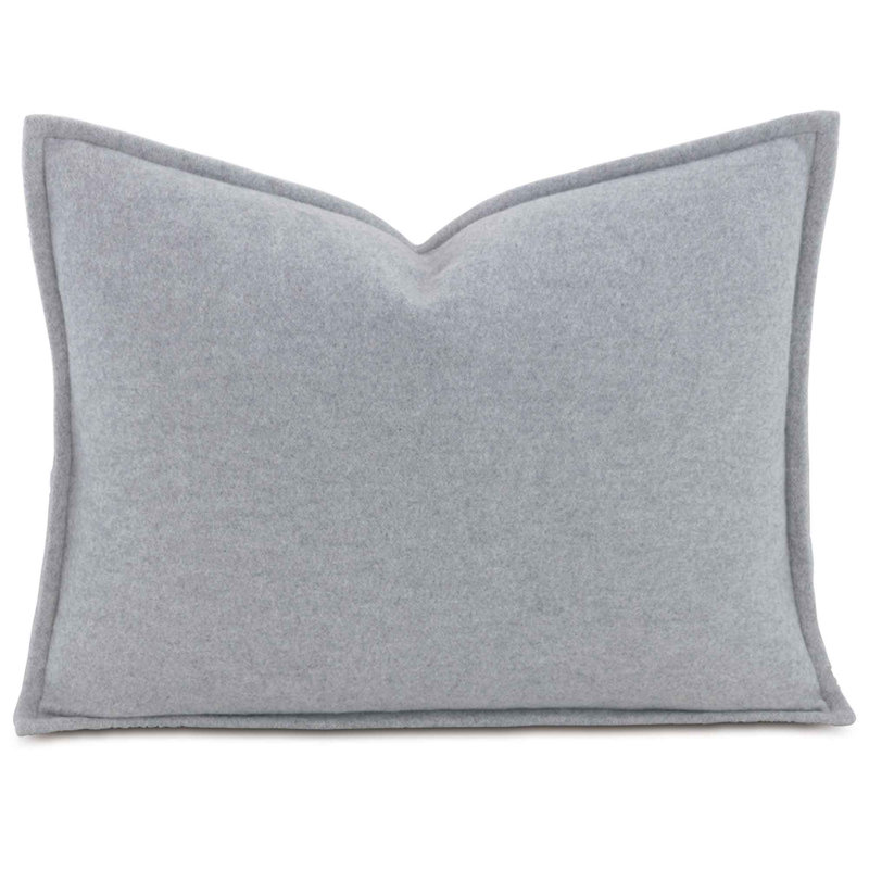 Brera Cotton Pillow Sham, Queen, Gray