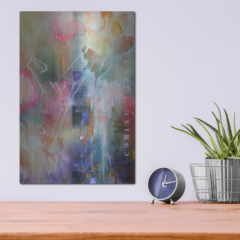 «Wring Studio ™« Coming Home 3 »par Bea Garding Schubert, art mural en métal, H 16 po x l 12 po