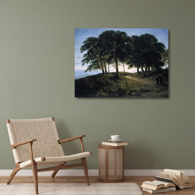 "Morning" by  Karl Friedrich Schinkel - Gallery Wrap Canvas Wall Art