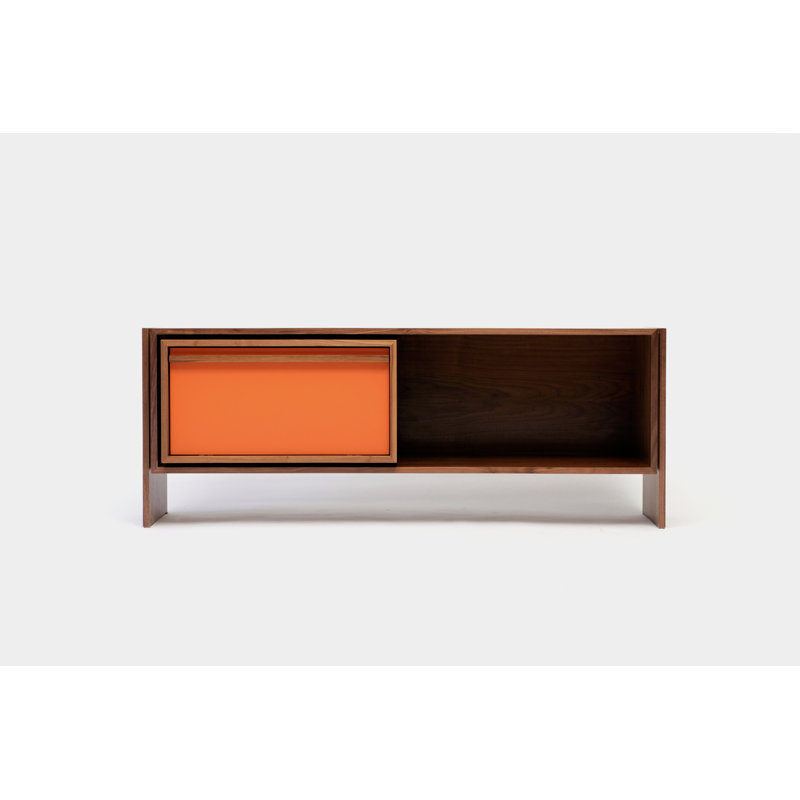 Low Units TV Stand, Orange