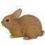 Statuette lapin assis