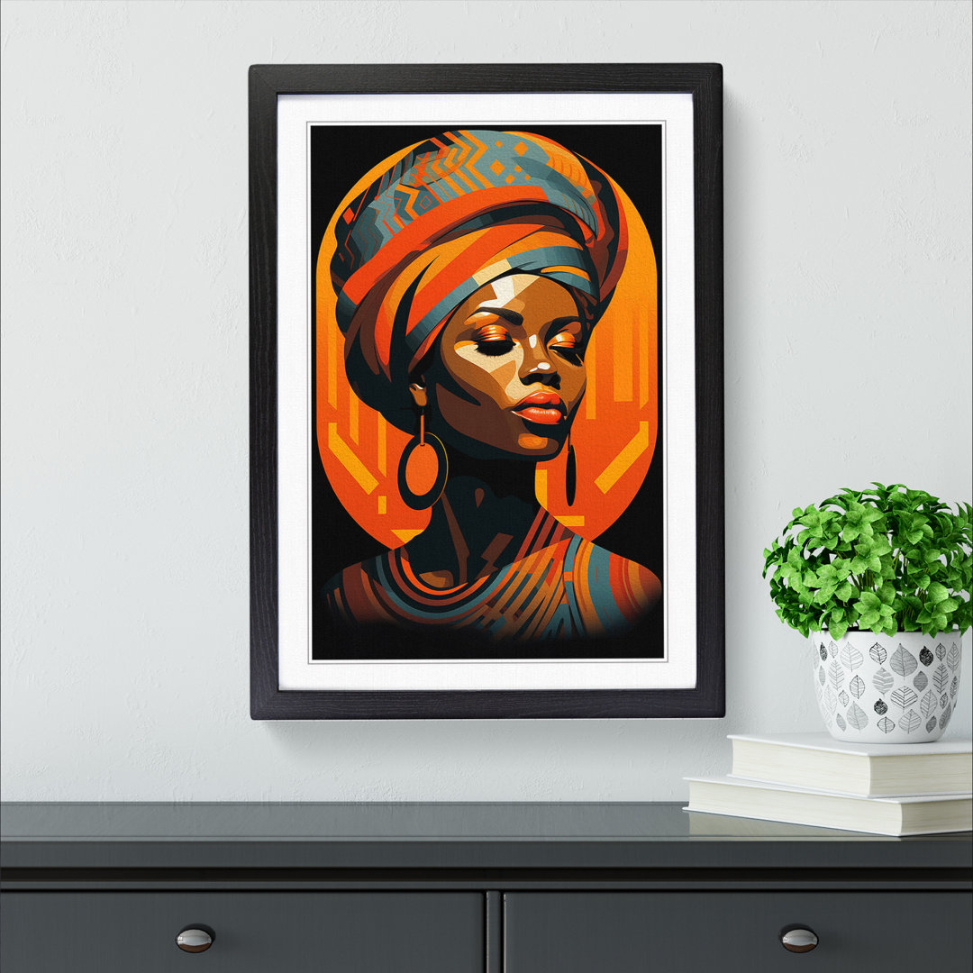 African Woman Op