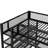 Metal Loft Bed With 4-Tier Shelves And Storage,Platform Bed,Bed Frame-1035860550-1035860551