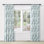 Solstice Printed Curtain Panel In Spa