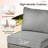 Premium All-Weather Wicker 6 - Person Modular Patio Conversation Sets with Cushions-98524808