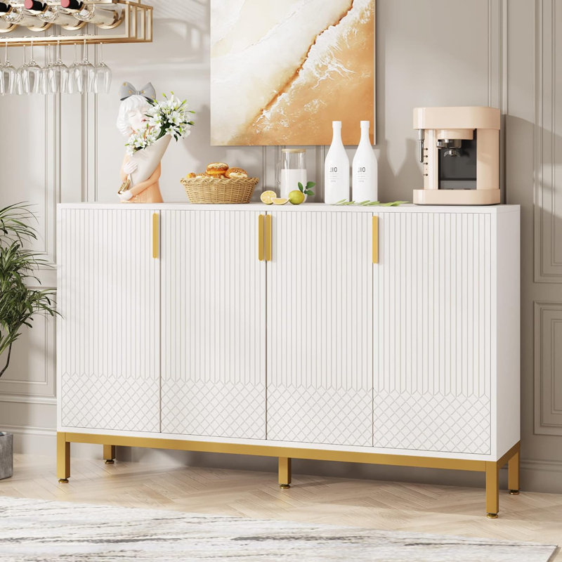 Buffet 59,74 "Luxury, Blanc