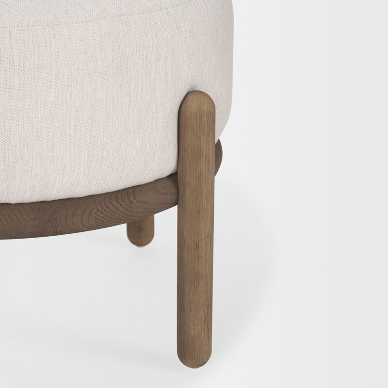 Repose-pieds Latrenda, Brun foncé