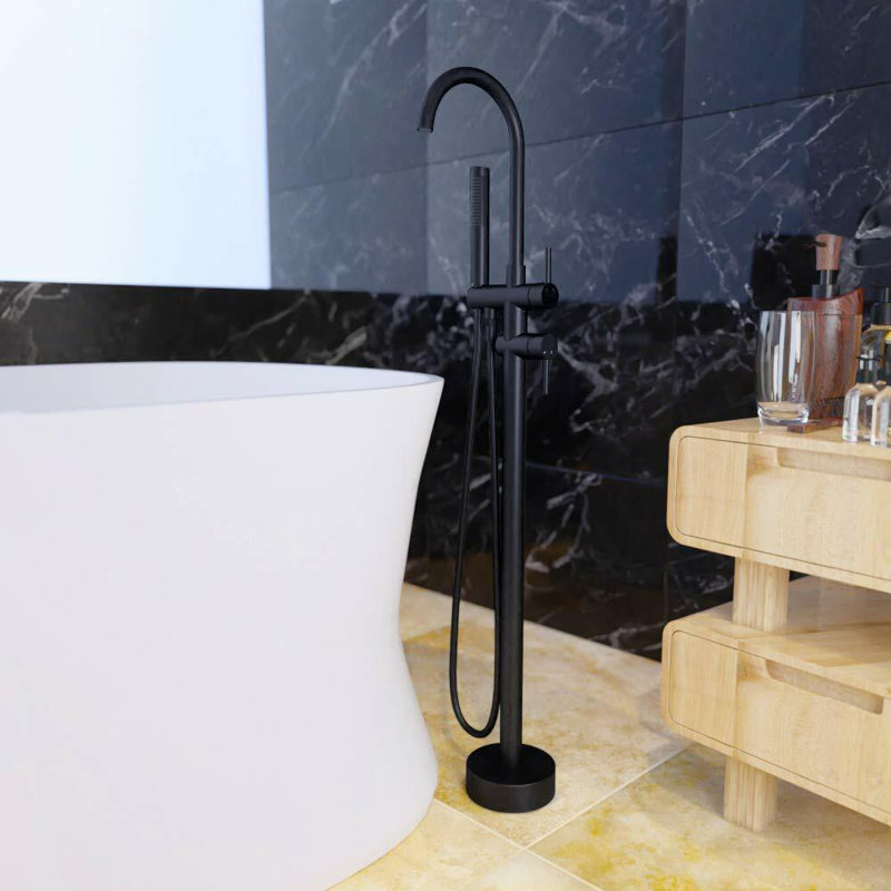 2 Handle Waterfall Faucet, Matte Black
