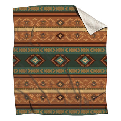 Couvertures à motif géométrique Southwestern