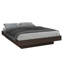 Chambre à coucher Zen KAPPA - Lit plateforme avec table de chevet (1) - Assemblage facile, aucun sommier requis-1824740548