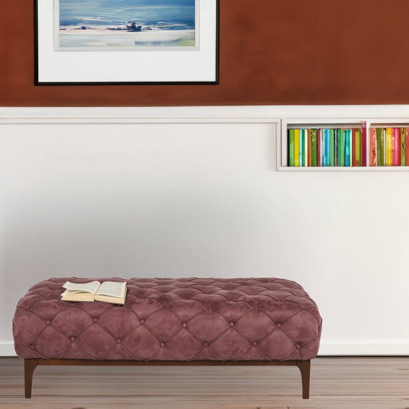 Banc en bois nubuck