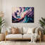 Art mural en métal beige-610708733