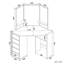 Sandell Dressing Table with Mirror-910297890