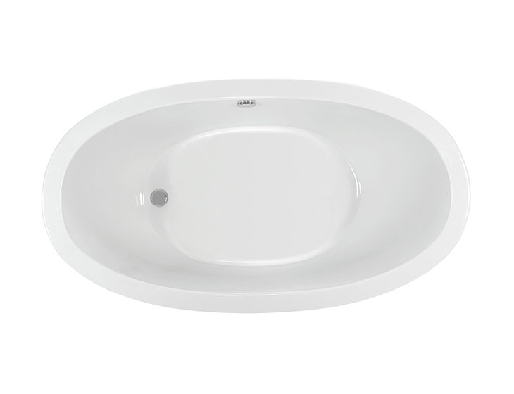 Louise 1 Freestanding Soaker Tub - Matte, Left