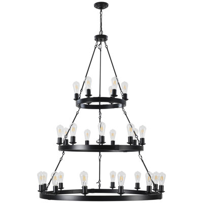Luminaire suspendu rond 27 lumières Dumb