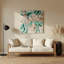 «Lyrical Abstraction», art mural gris en métal-1779380183