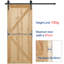 Single Barn Door Hardware Kit-1781249547