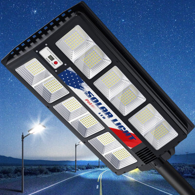 LED Solar Powered Dusk to Dawn Outdoor Security Area Light with Motion Sensor