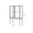 Black Solid Wood+Stainless Steel+Tempered Glass Display Cases-120838263