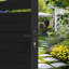 Semi-Privacy Aluminum Privacy Gate, Double Garden Gate (Not Including Posts)-121350060-121643418