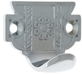 Solid Brass Ornamental Sunburst Sash Lift