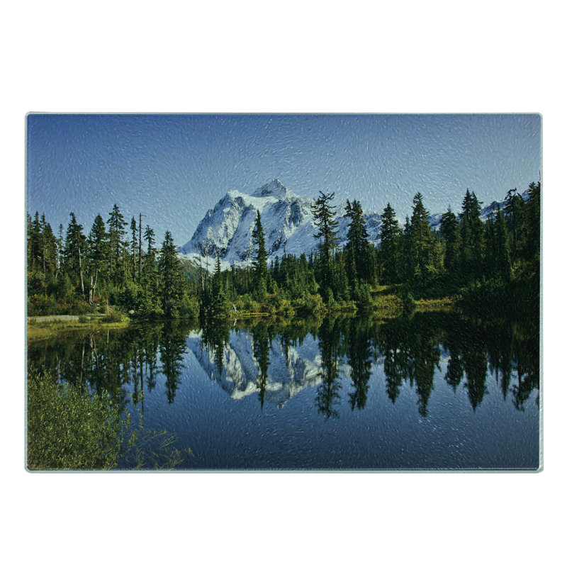 Planche à découper en verre trempé Ambesonne
