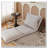 Upholstered Convertible Chair,Floor SofaBed with Adjustable Backrest andPillows-426289378