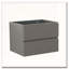 Wall Mount Cabinet With Two Pre Assembled Handle Free Drawers-125201035