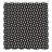 East Urban Home Abstract Shower Curtain Basic Triangles in Squares Dark Grey and Eggshell-106507941