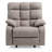 Contemporary Gray Padded Recliner-1201072773