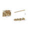 Luminaire suspendu 12 lumières confettis argent-70079972