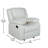 Arland Contemprary Faux Leather Pillow Back Recliner-1803024075