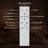 46" Resin Moon Wall Sconce with Remote Control, Dimmable LED, 1pc