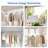 17Ft Retractable Clothesline Indoor/Outdoor, Comes With 30 Clothespins, Anti-Sag For Drying Clothes Line Retracting Indoor/Outdoor, Dual-Line With Each Line 17Ft Long Laundry Line Retractable