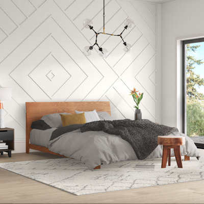 Poitra Low Profile Platform Bed by Mercury Row