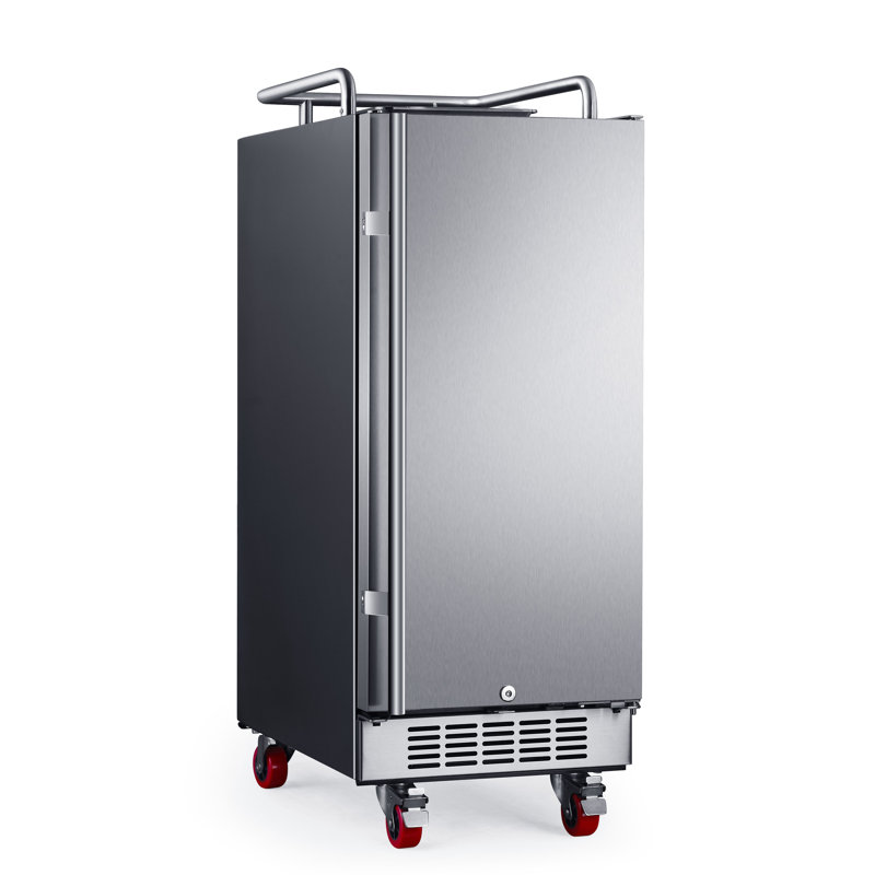 Réfrigérateur de conversion Kegerator intégré, Acier inoxydable